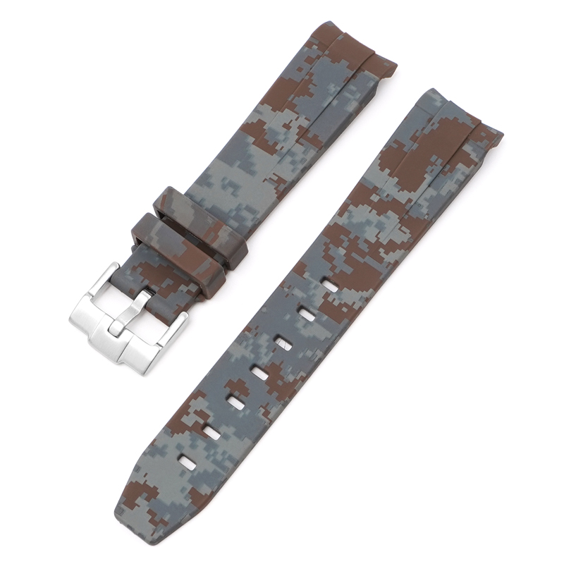 Gummi Curved camo digi brun